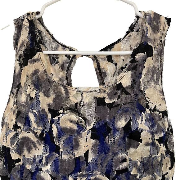 Pins & Needles by Anthropologie Lace Floral Dress With Navy Lining, Size S - Picture 5 of 10